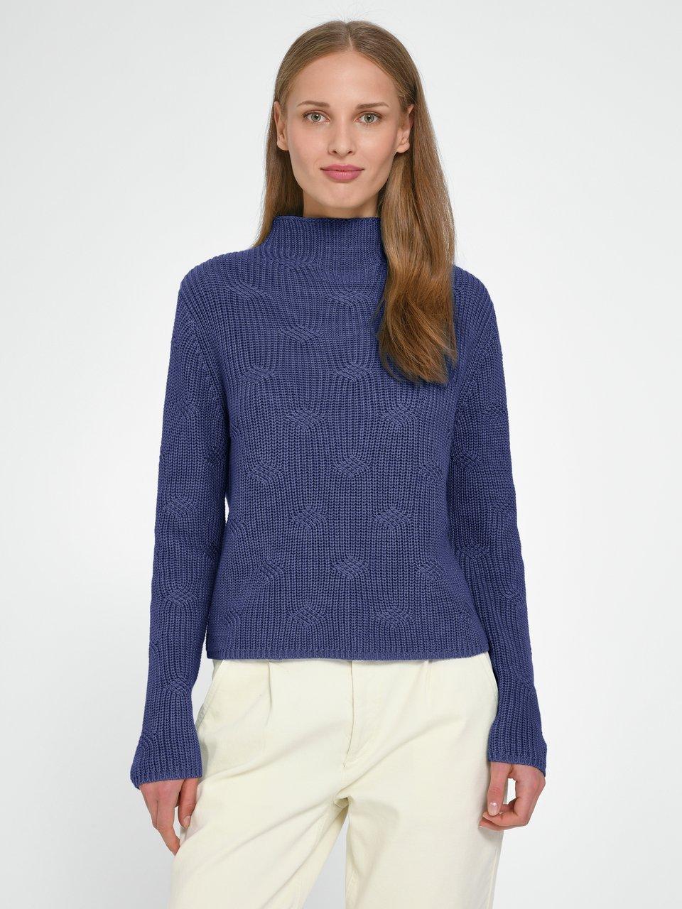 Peter Hahn - Pullover mit Stehbundkragen