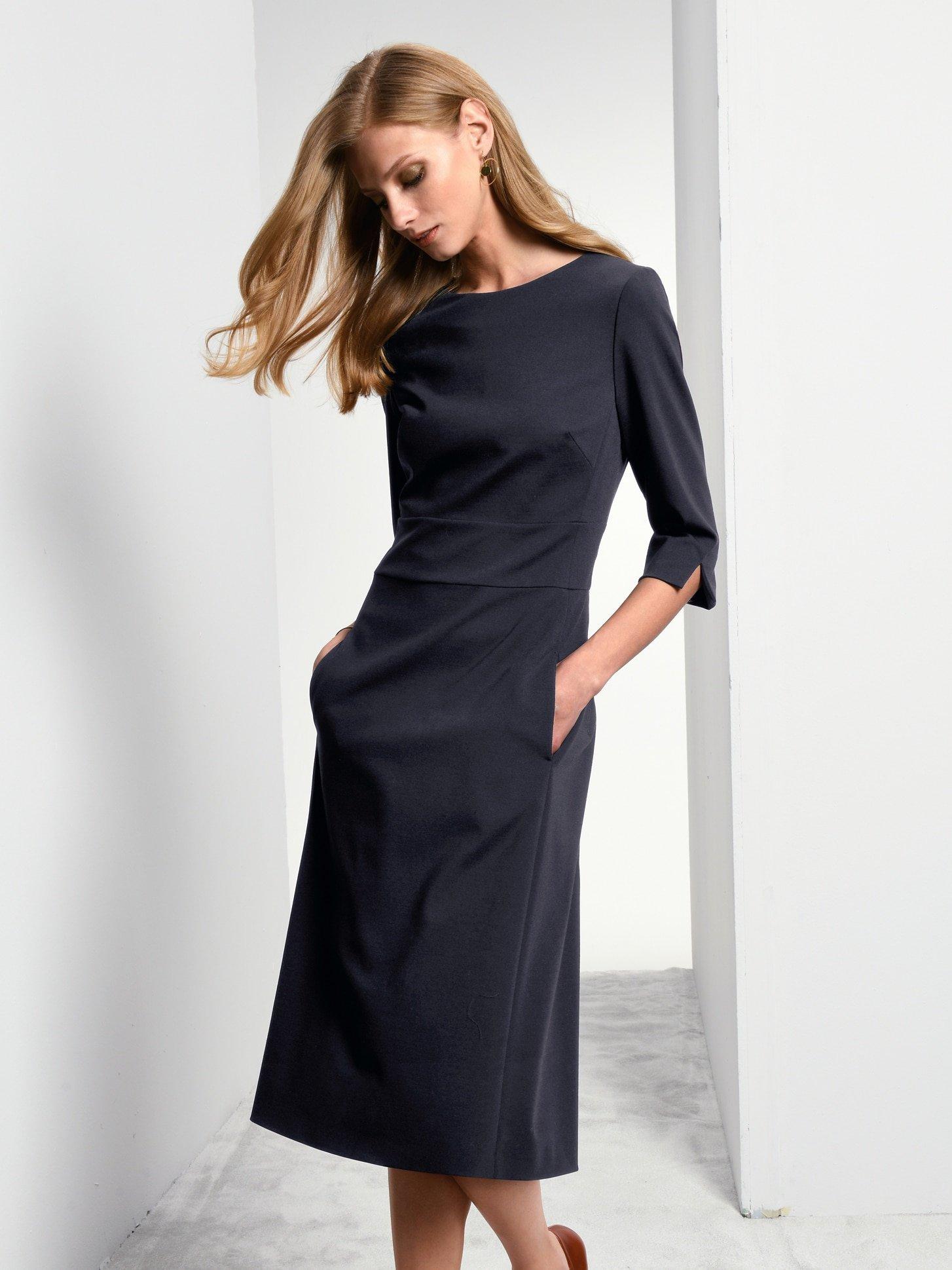 Fadenmeister Berlin - Jersey-Kleid mit 3/4-Arm