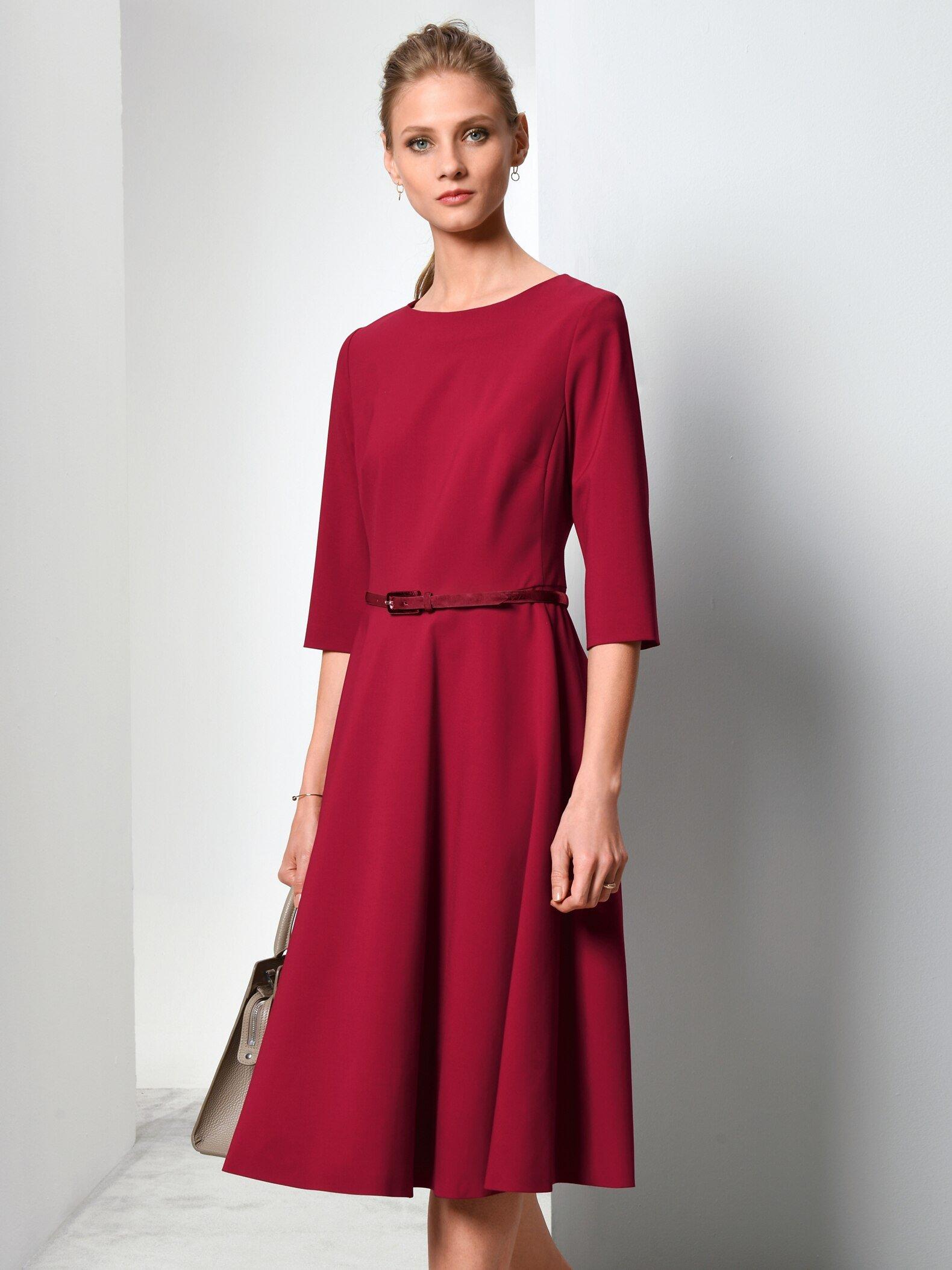 Fadenmeister Berlin - Kleid mit 3/4-Arm aus 100% Schurwolle