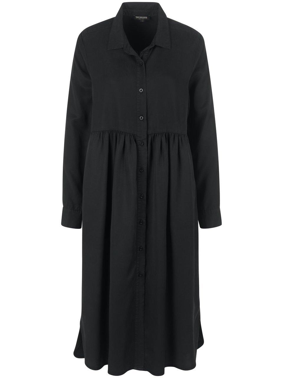 true religion - Hemdblusenkleid  schwarz