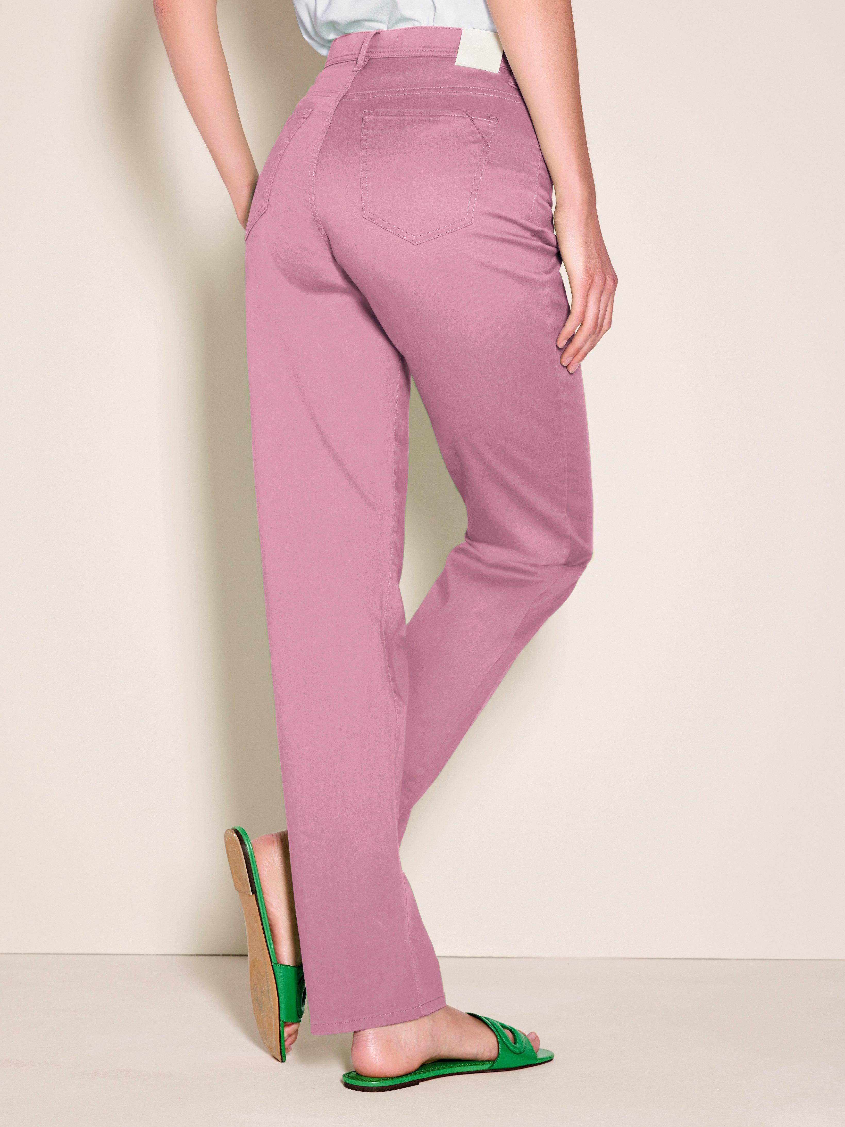 Feminine fit-broek model Nicola Pima Cotton Van Brax Feel Good roze