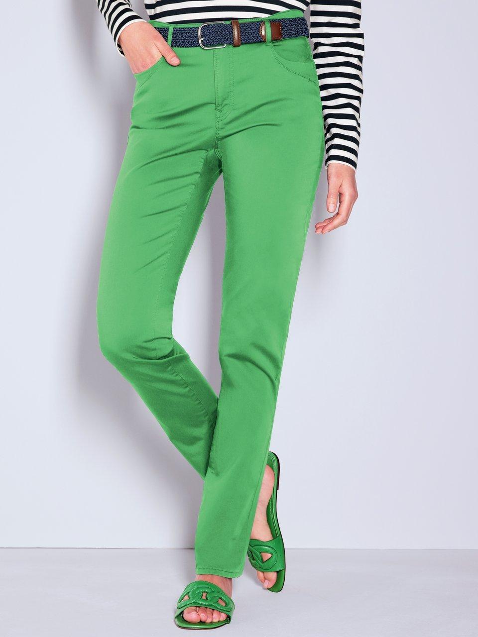 Slim Fit-broek model Mary Van Brax Feel Good groen