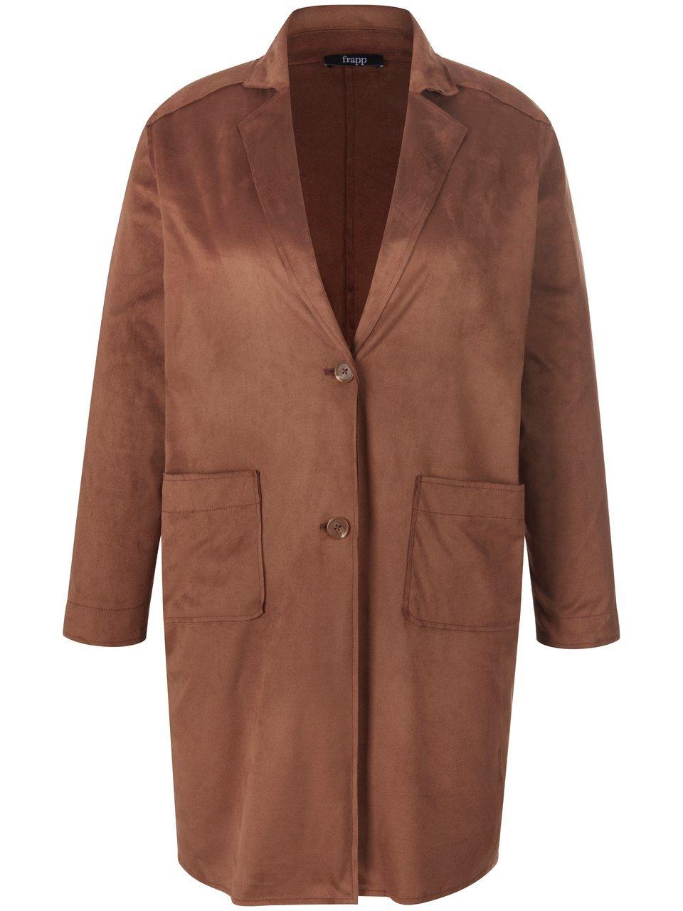 Lange blazer Van frapp bruin