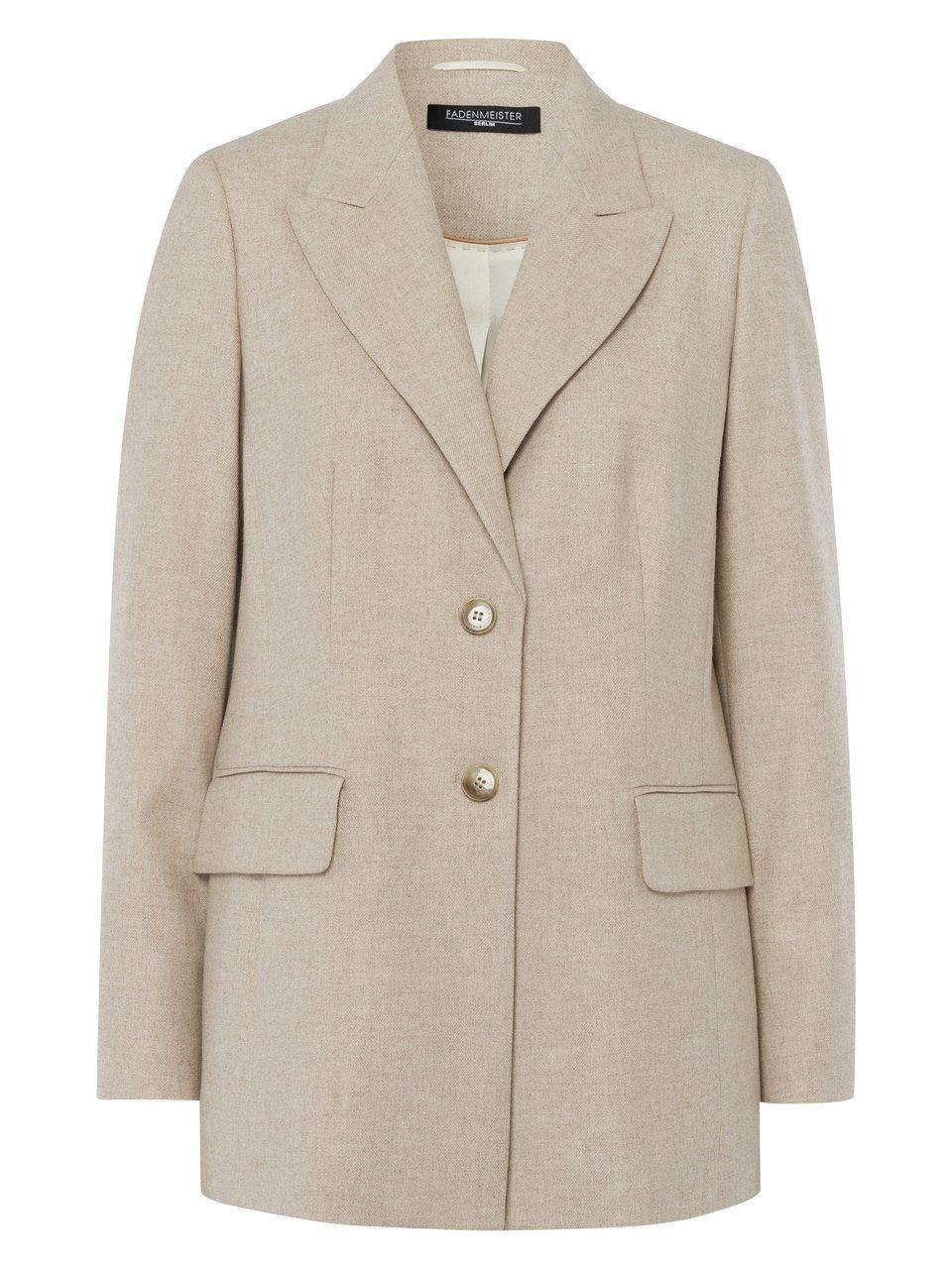 Thumbnail - Fadenmeister Berlin - Long-Blazer, beige, Gr. 36 / S