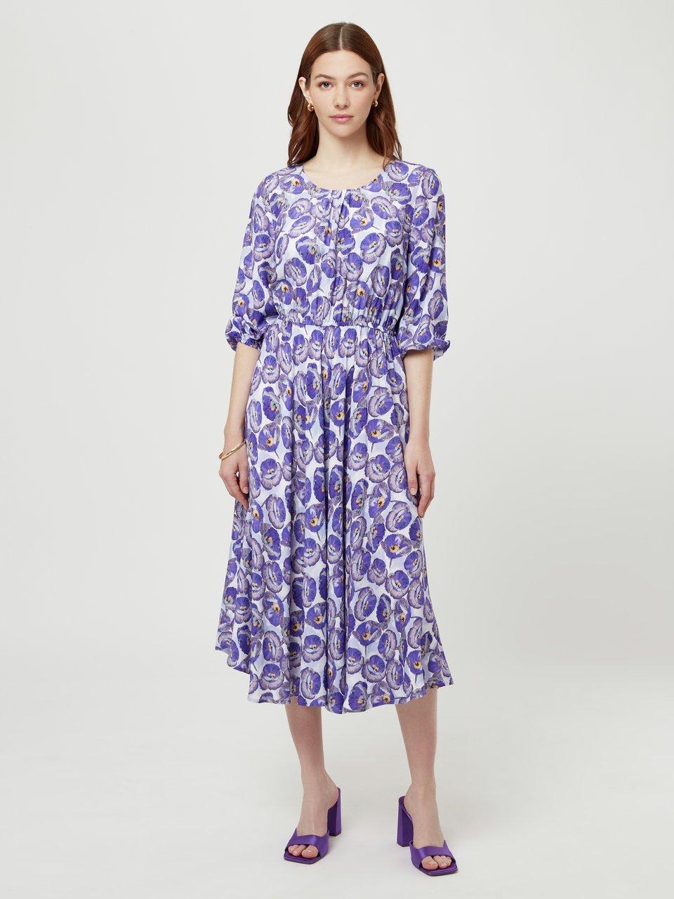 Peter Hahn - Kleid mit Rundhals-Ausschnitt