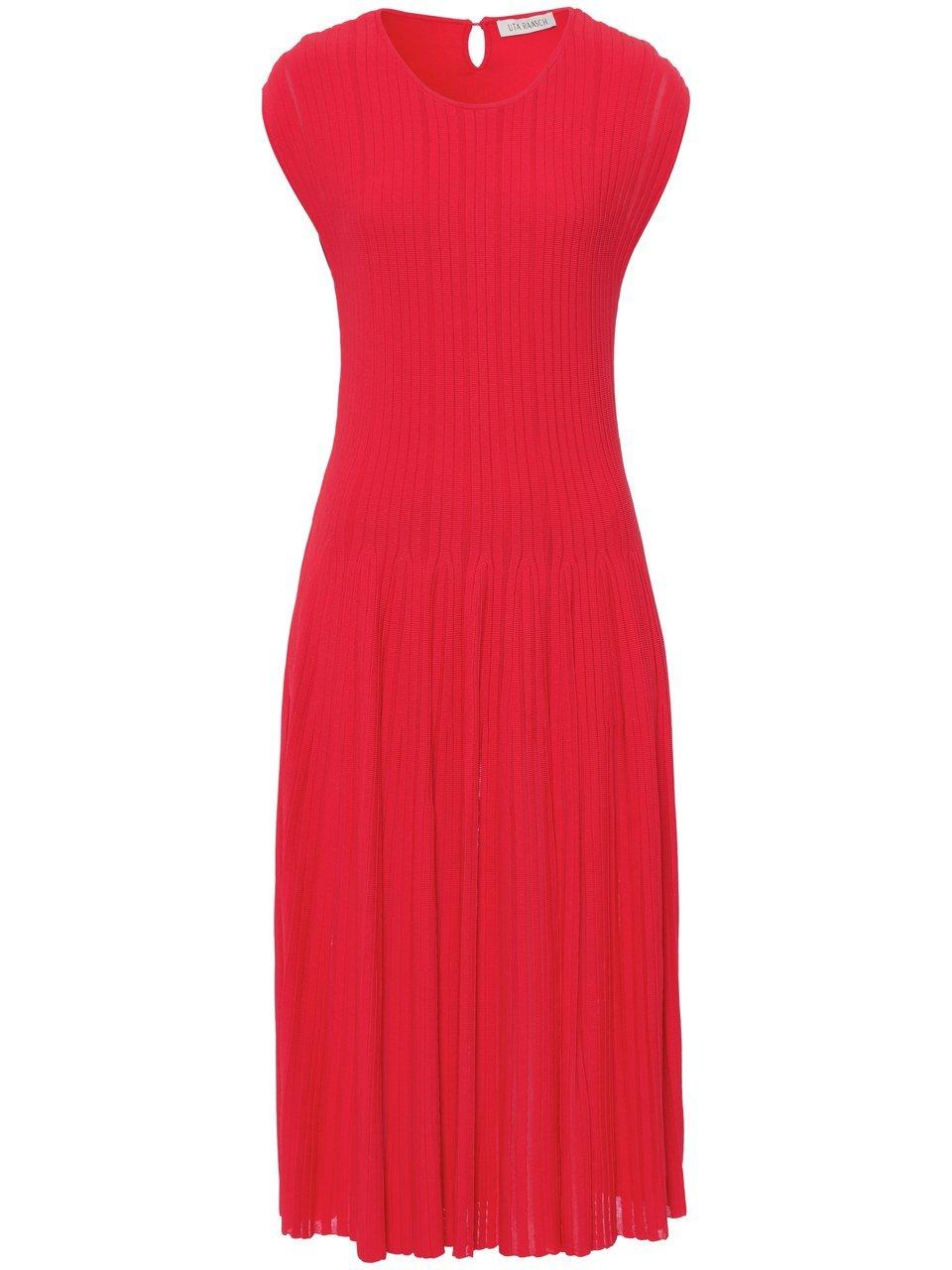 Kleid Rundhals-Ausschnitt Uta Raasch rot günstig online kaufen