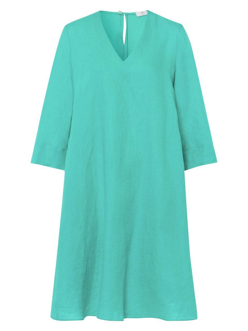 Jurk 100% linnen Van Riani turquoise