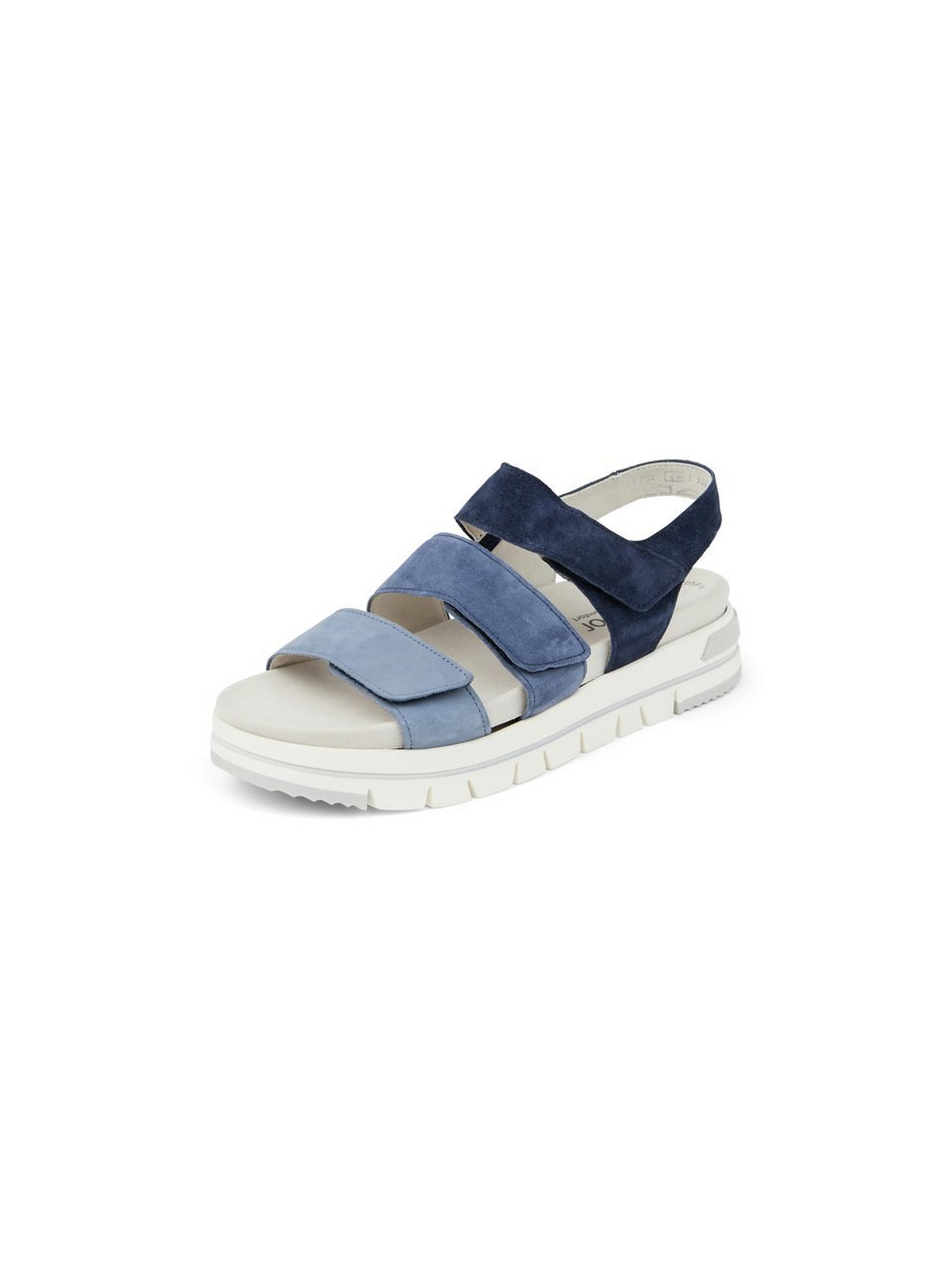 Sandalen klittenbandjes Van Gabor Comfort blauw