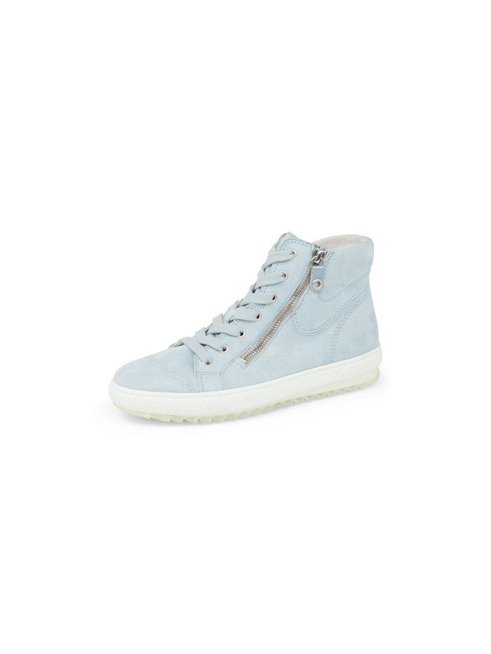 Sneakers schaapsnappaleer rubberzool Van Gabor blauw