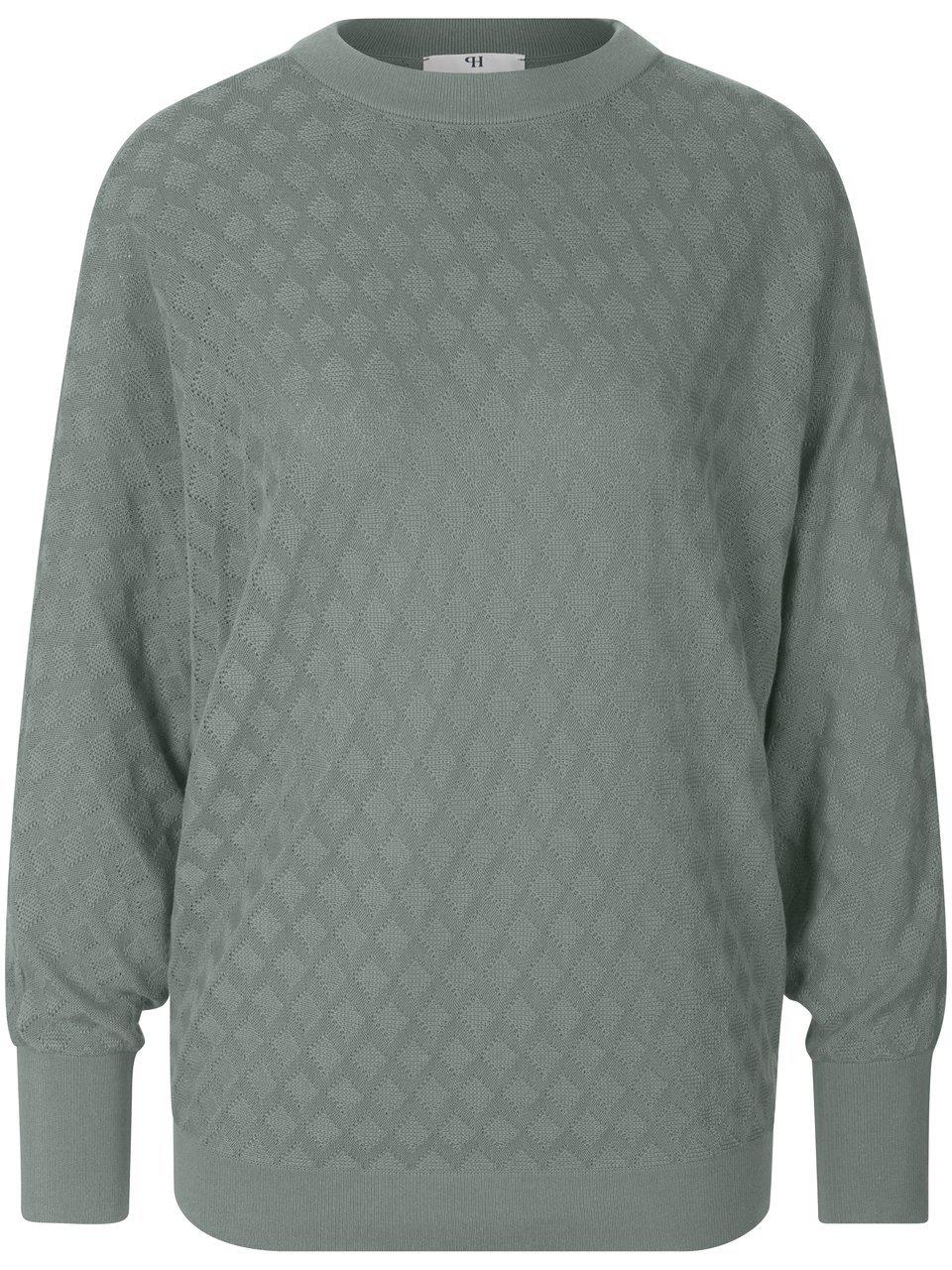 Rundhals-Pullover Peter Hahn grün günstig online kaufen