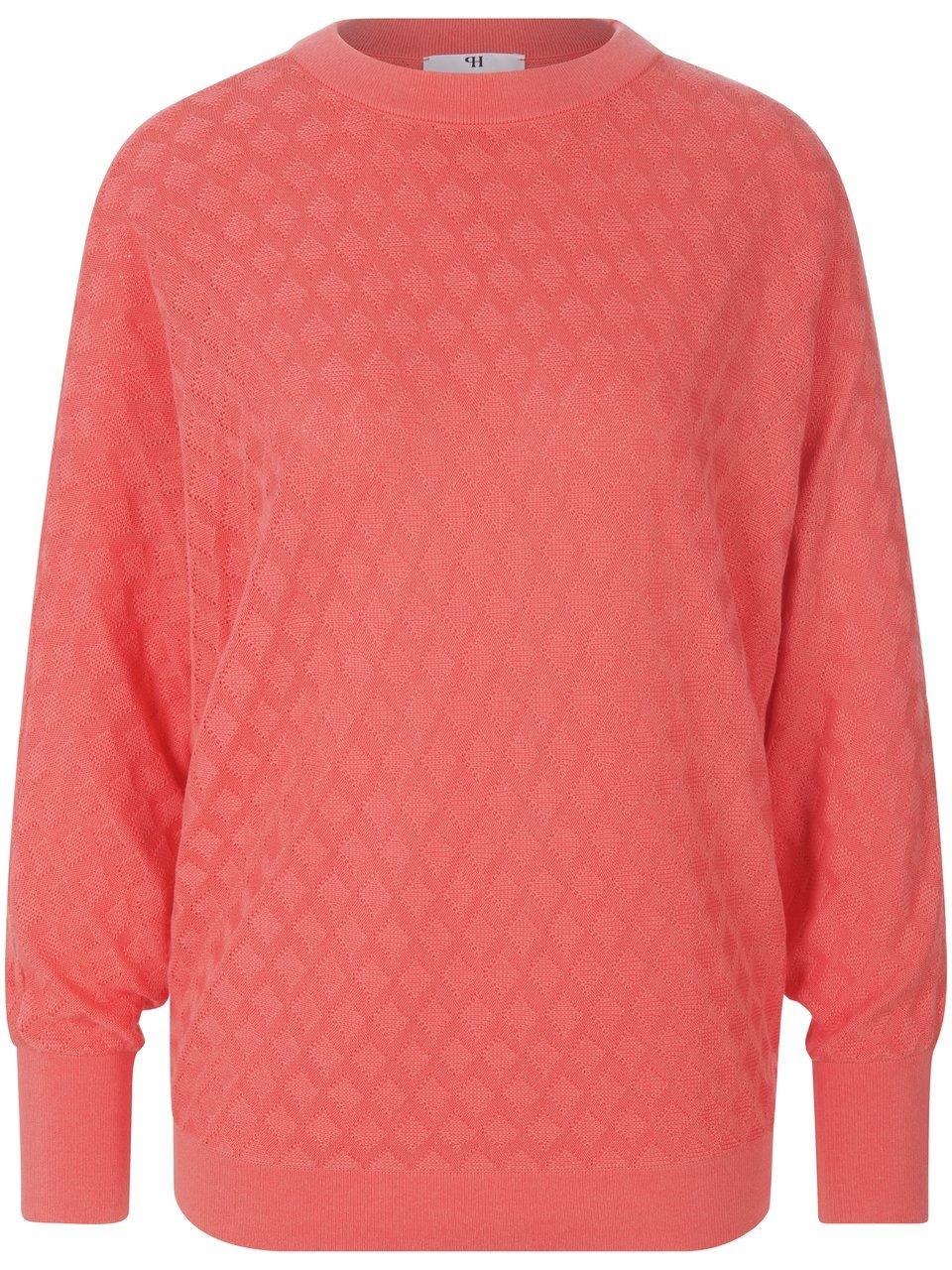 Rundhals-Pullover Peter Hahn pink günstig online kaufen