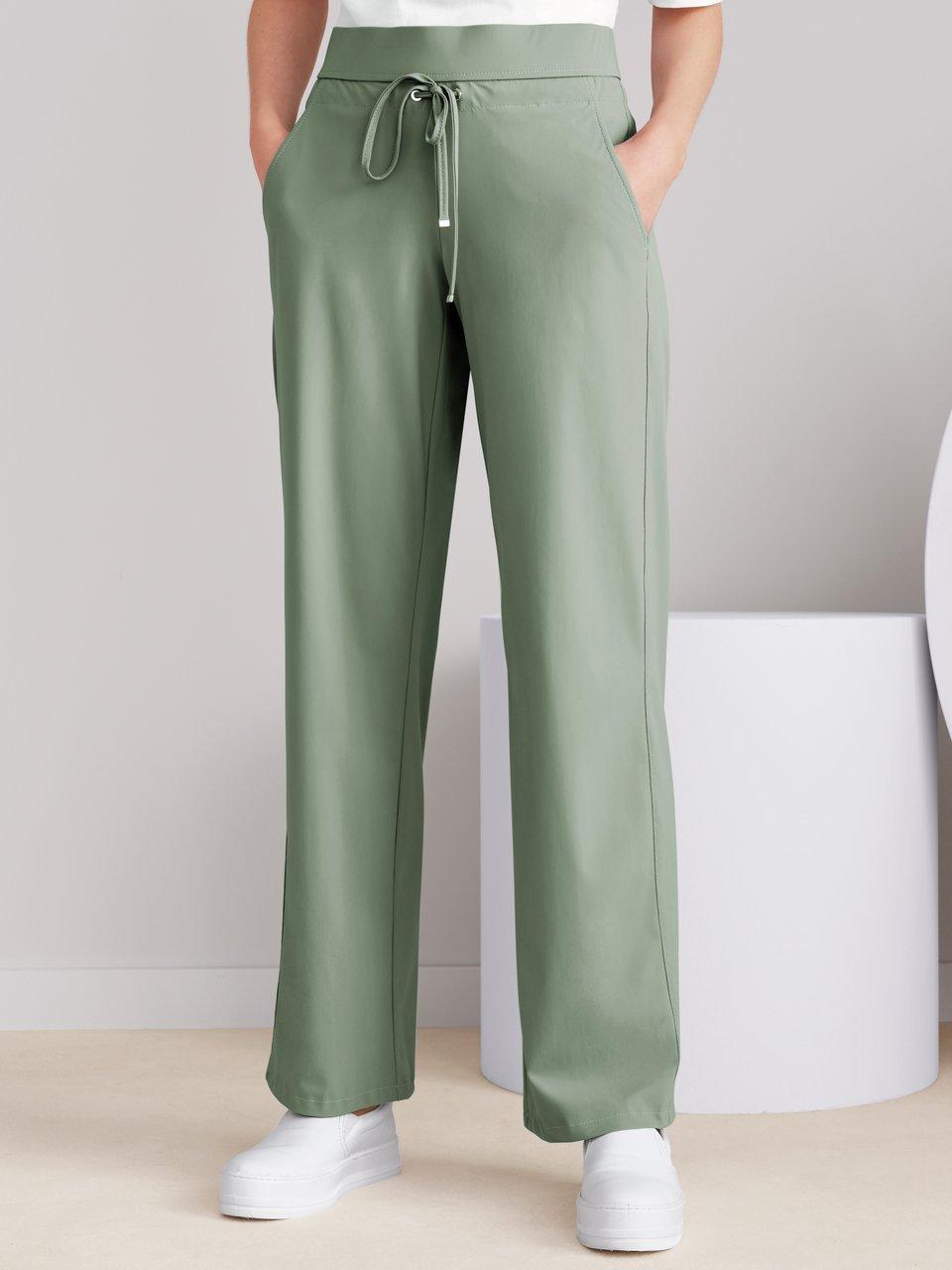 Broek model Candice Straight Van Raffaello Rossi groen