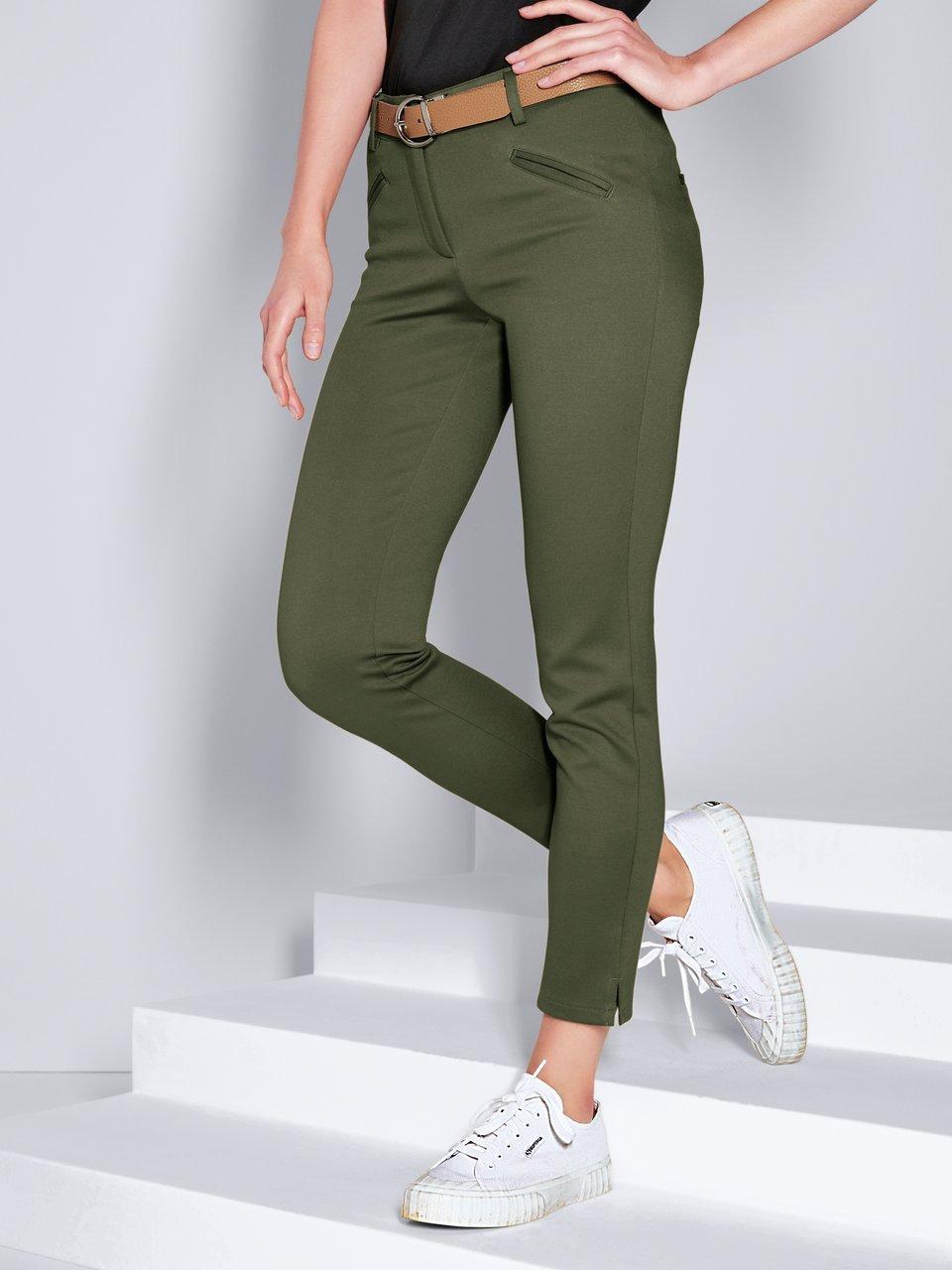 Peter Hahn - Enkellange jersey broek pasvorm Sylvia
