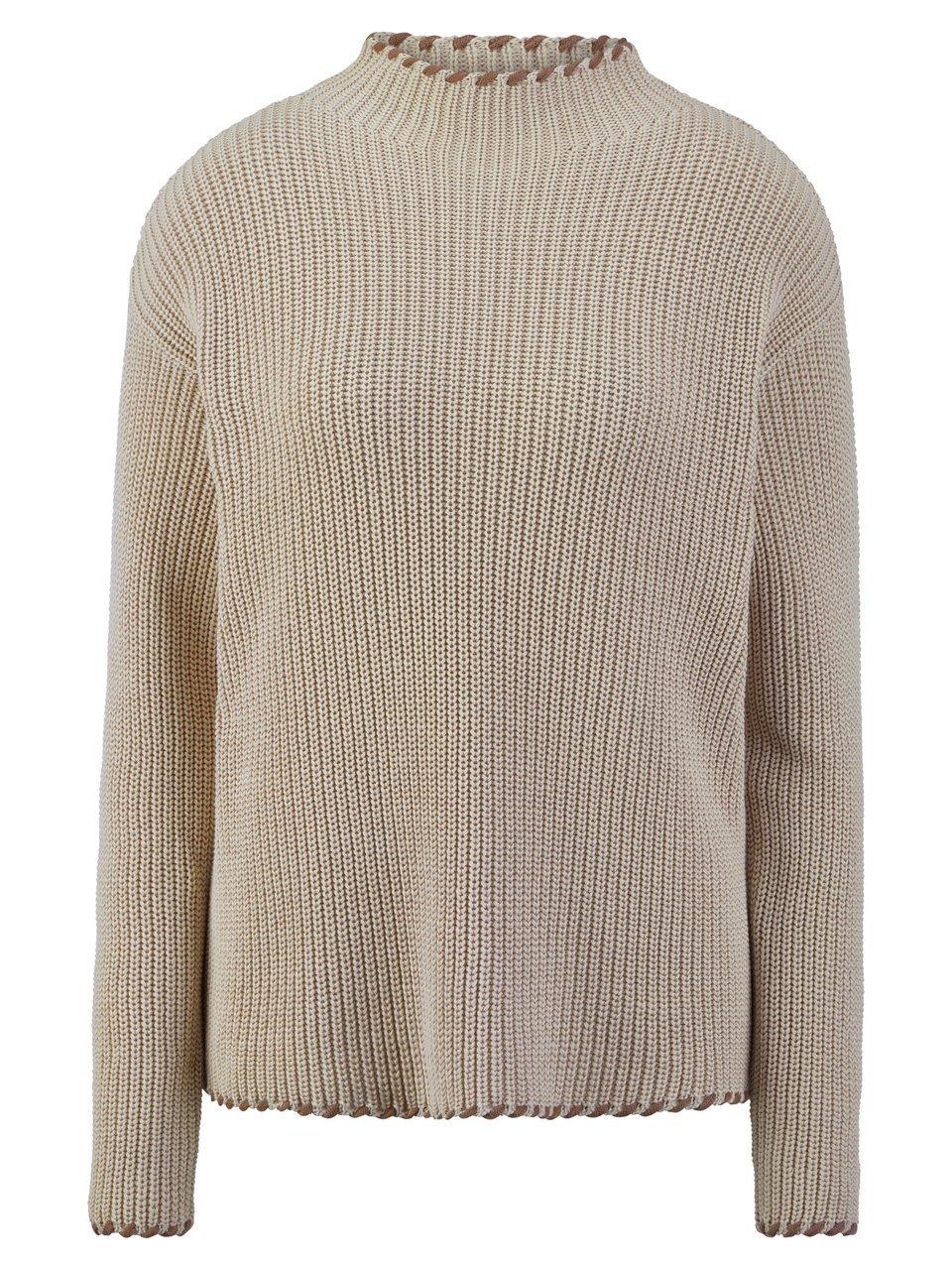 Pullover Stehkragen Peter Hahn beige günstig online kaufen