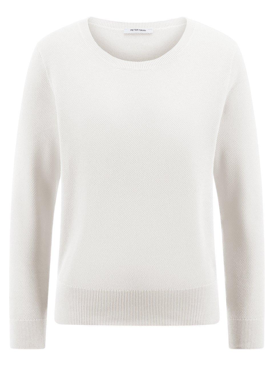 Rundhals-Pullover Peter Hahn weiss günstig online kaufen