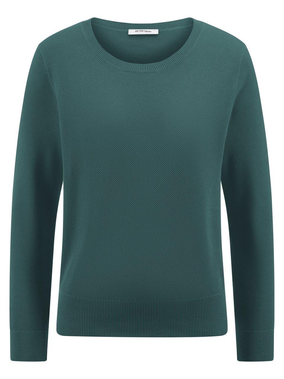 Rundhals-Pullover Peter Hahn türkis günstig online kaufen