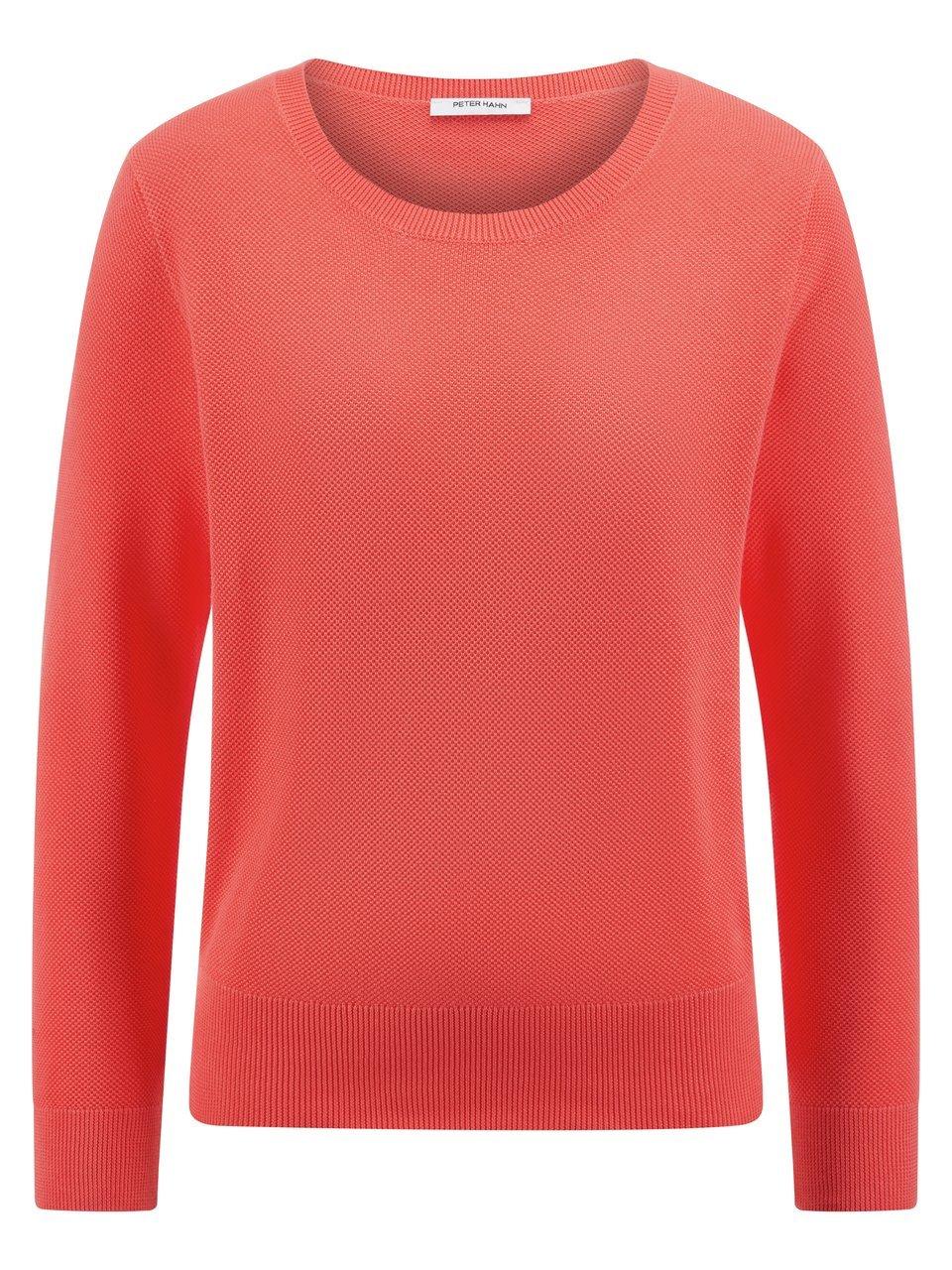 Rundhals-Pullover Peter Hahn rot günstig online kaufen