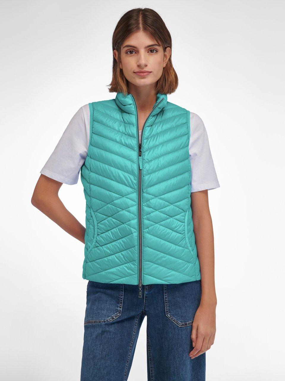Peter Hahn - Donzen bodywarmer met deelbare ritssluiting