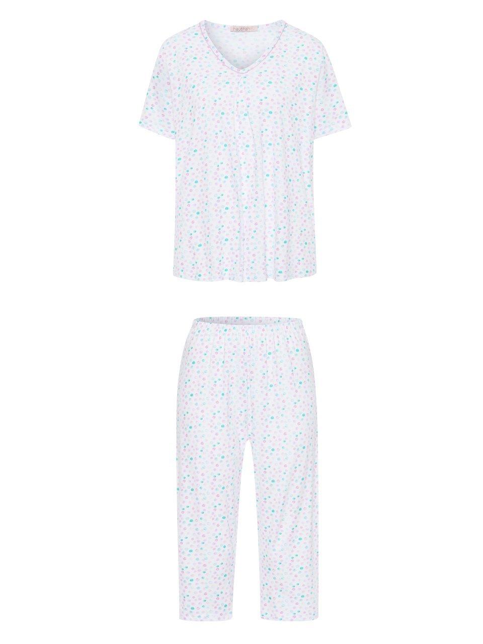 Pyjama 100% katoen Van Hautnah wit