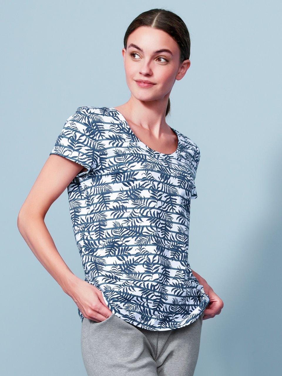 Peter Hahn - Shirt met ronde hals en korte mouwen