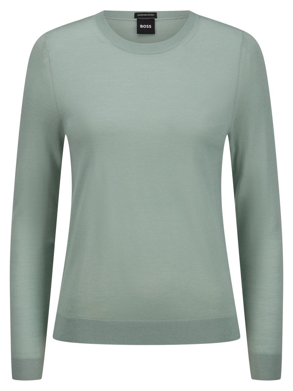 Rundhals-Pullover Ferpina BOSS grün günstig online kaufen