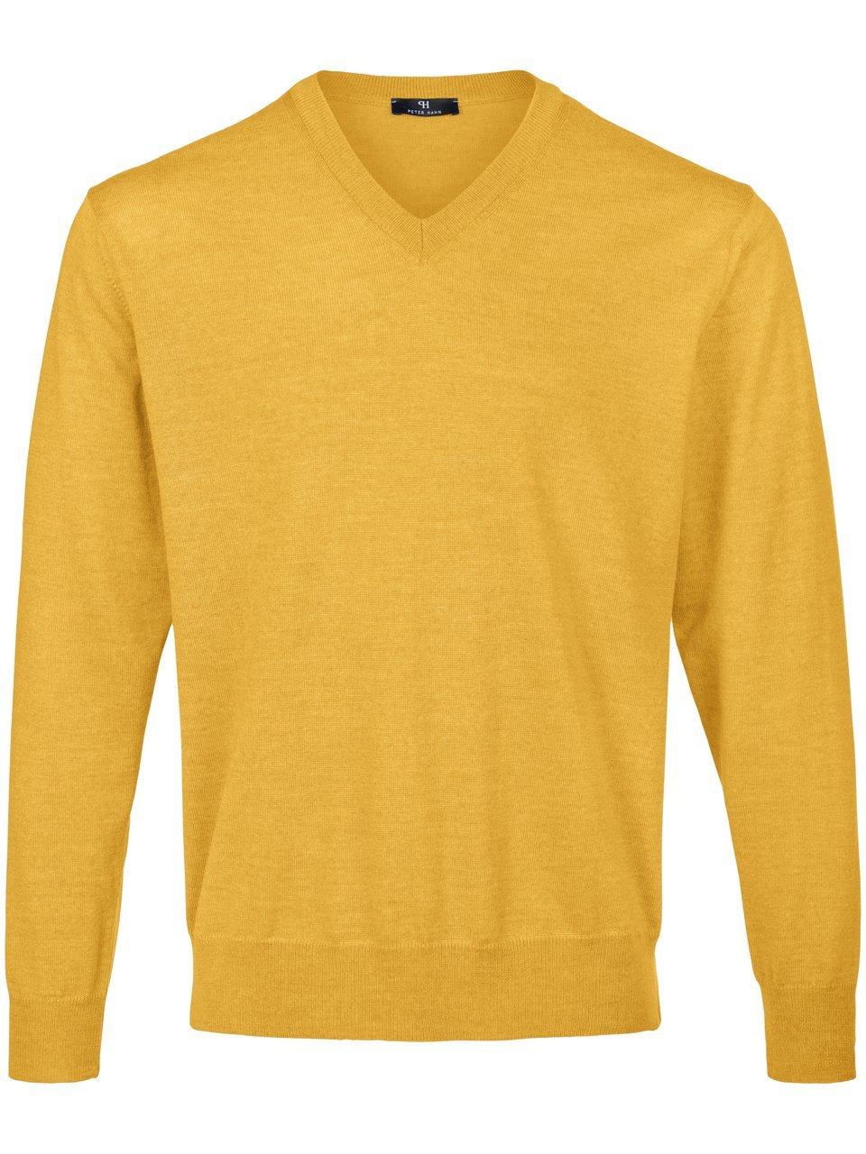 V-Pullover Peter Hahn gelb