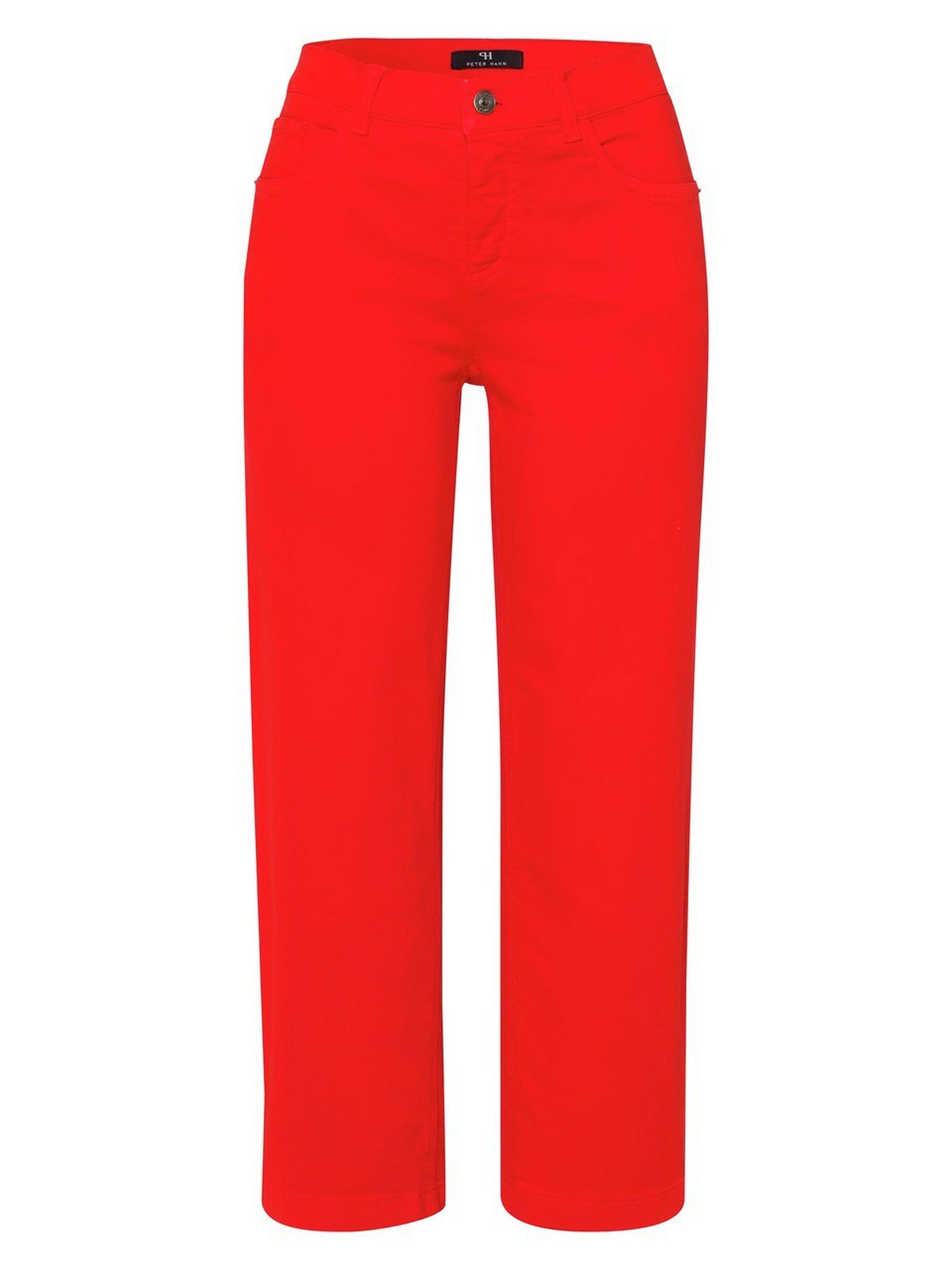 Jeans-culotte pasvorm Barbara Van Peter Hahn rood