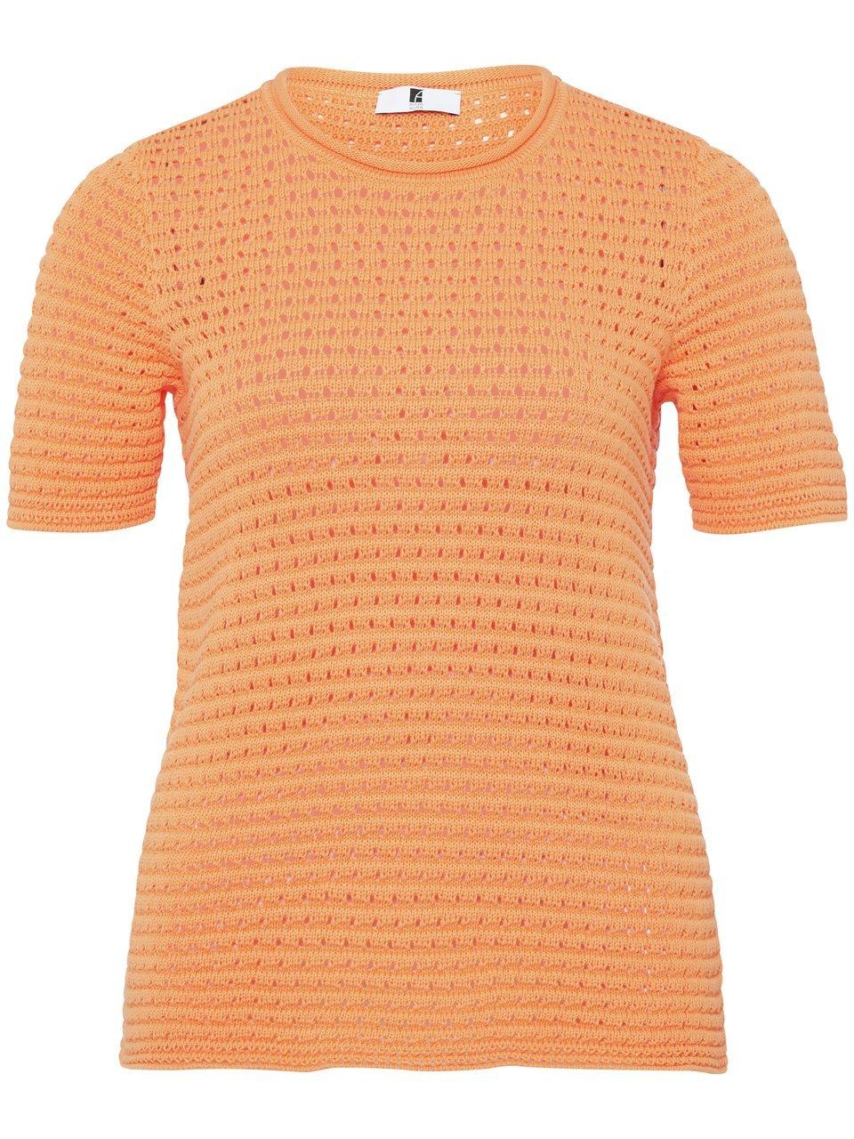 Rundhals-Pullover 1/2-Arm Anna Aura orange günstig online kaufen