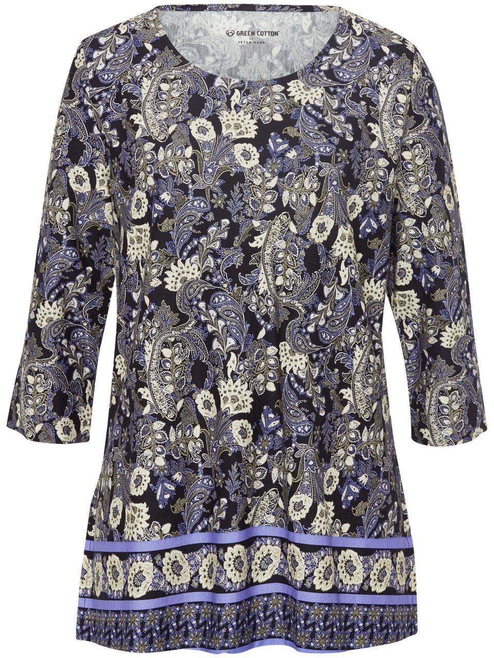 Long-Shirt Trine Green Cotton blau günstig online kaufen