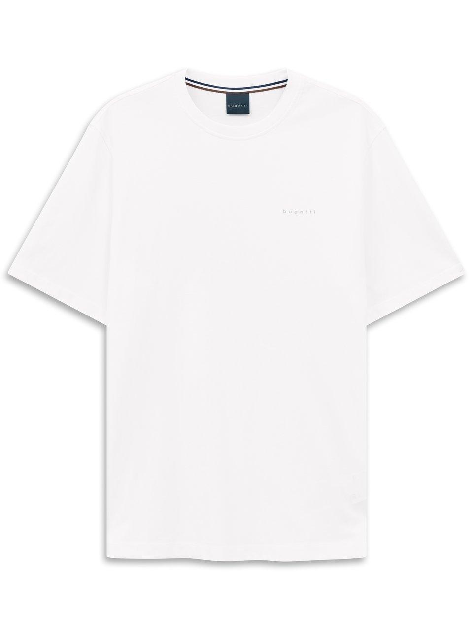 Rundhals-Shirt Bugatti weiss günstig online kaufen