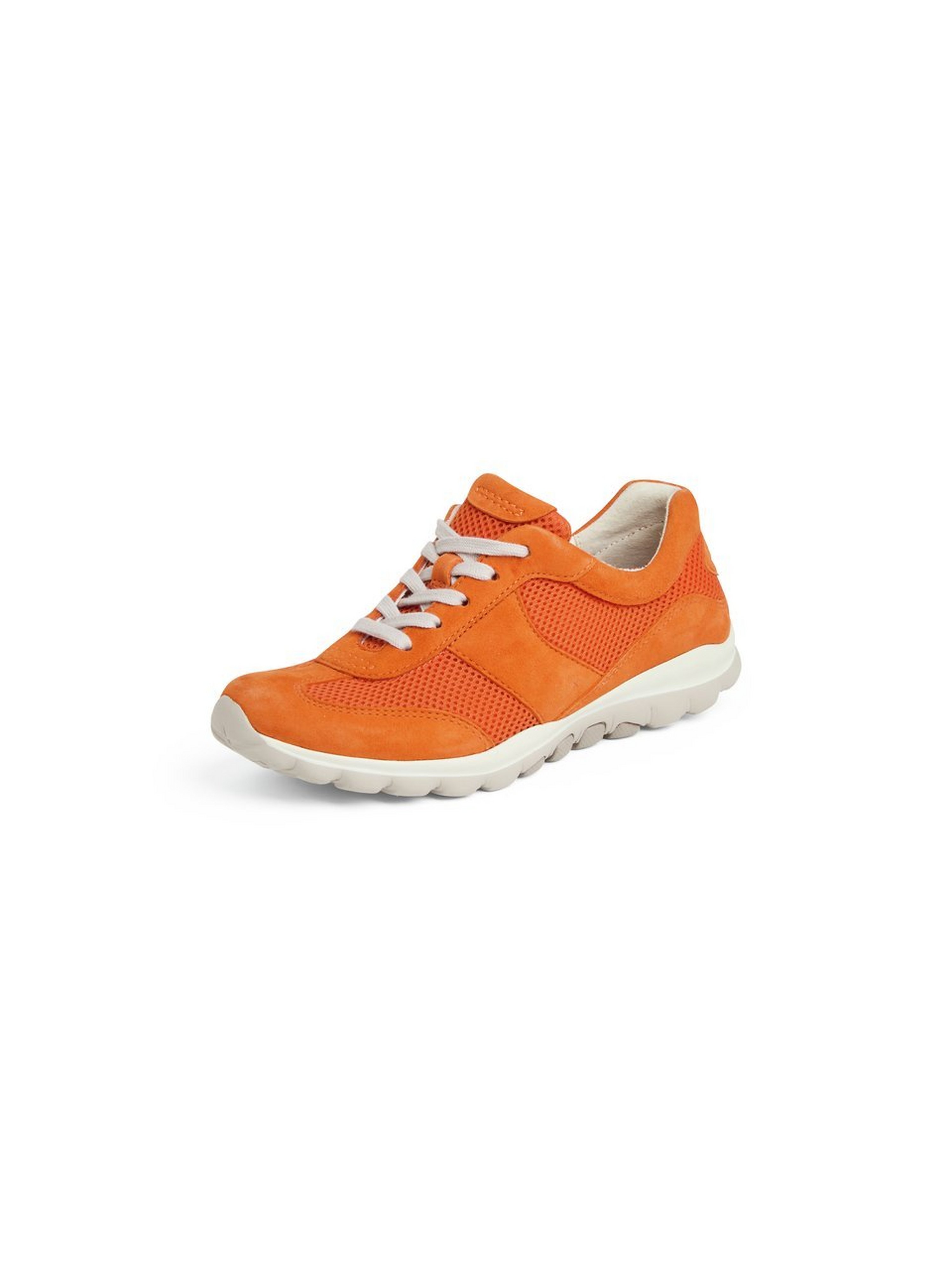 Sneakers kalfssuèdeleer Van Rollingsoft oranje