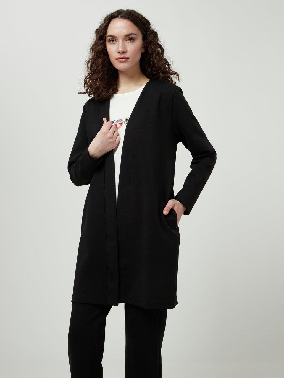 Green Cotton - Sluitingloos lang jersey jasje Gitte
