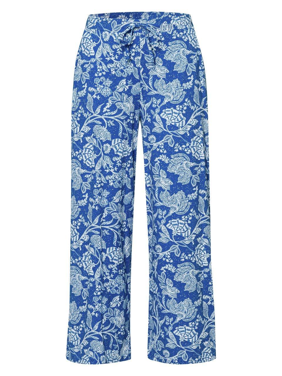 Enkellange broek Sanne Van Green Cotton blauw