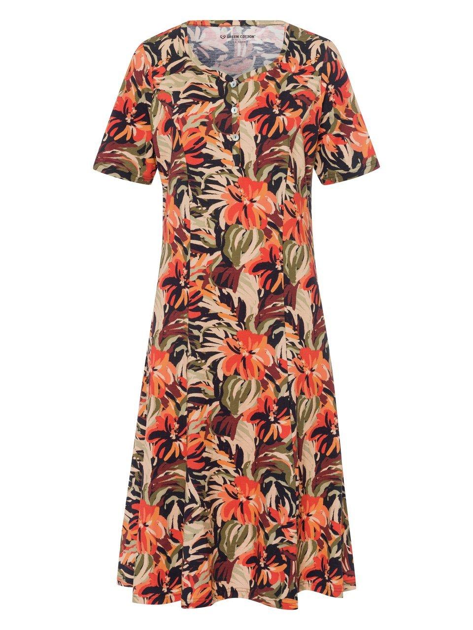 Jersey-Kleid Mette Green Cotton schwarz günstig online kaufen