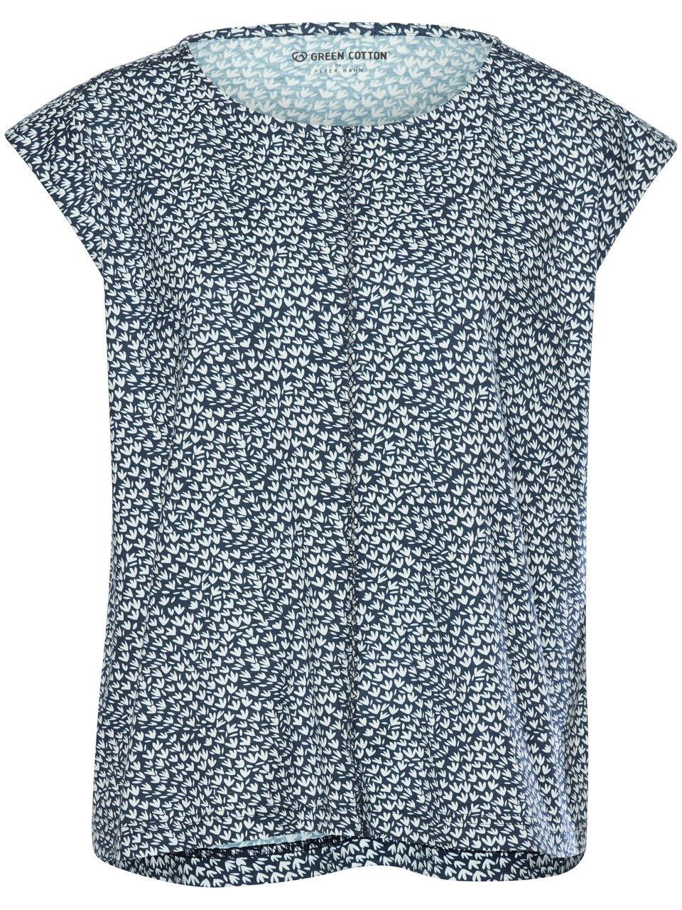 Shirt ronde hals Anne Sofie Van Green Cotton blauw