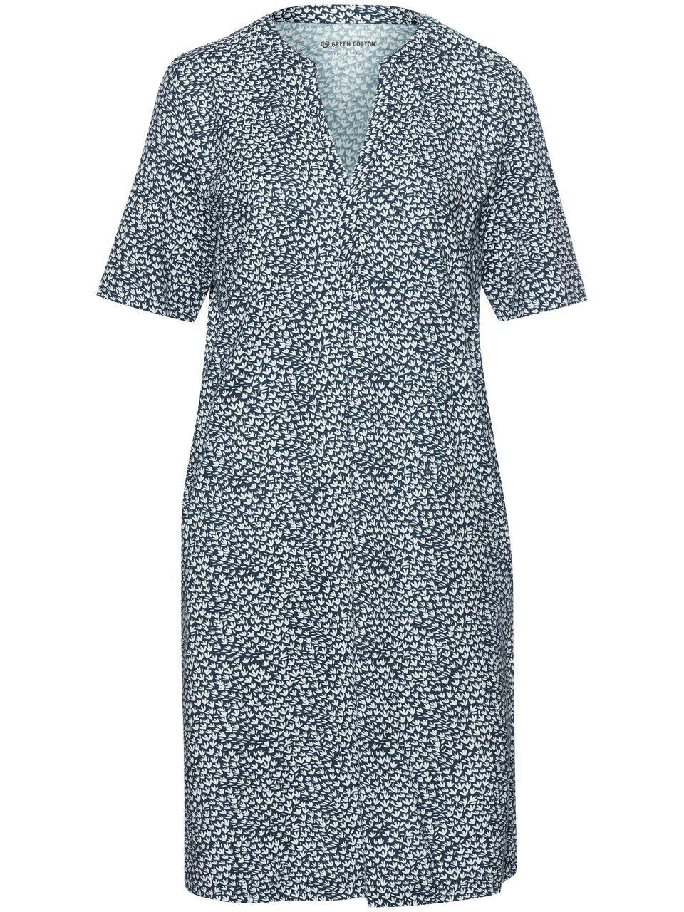 Jersey-Kleid Birthe Green Cotton blau günstig online kaufen