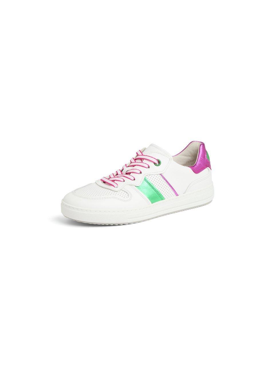 Gabor Comfort Sneaker Wit-Roze Uitneembaar Voetbed