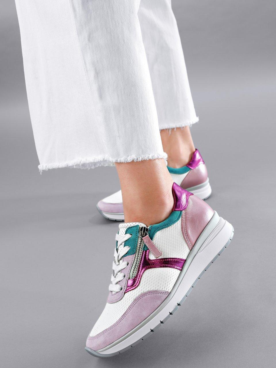 Gabor Comfort Sneaker WeiB Pink Multicolor