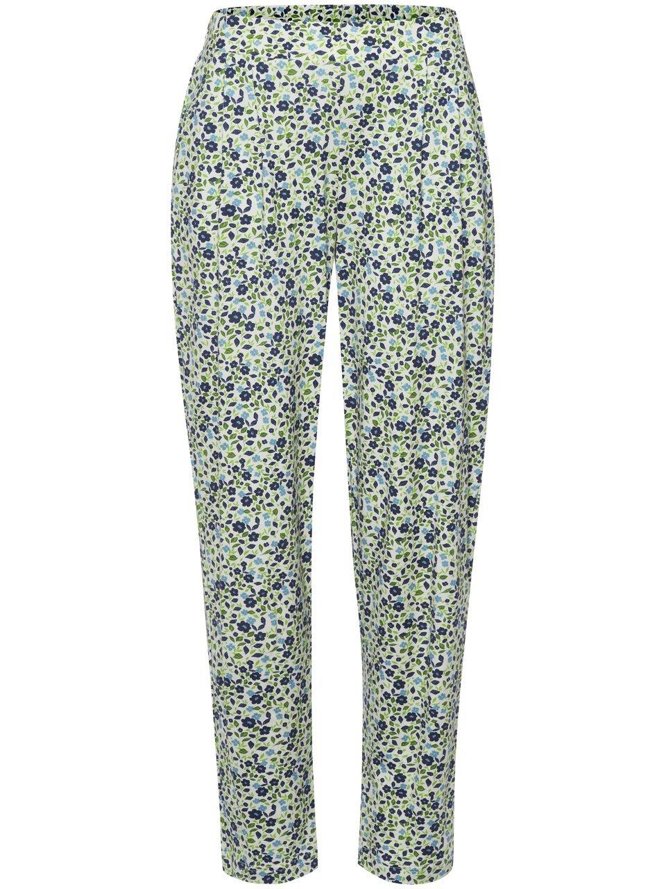 Knöchellange Bundfalten-Hose Karla Green Cotton weiss günstig online kaufen