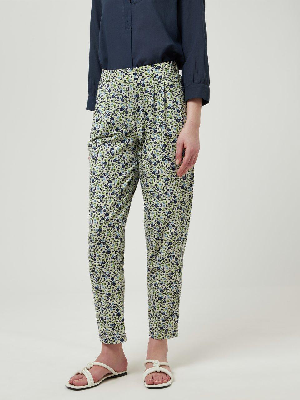 Green Cotton - Knöchellange Bundfalten-Hose Karla