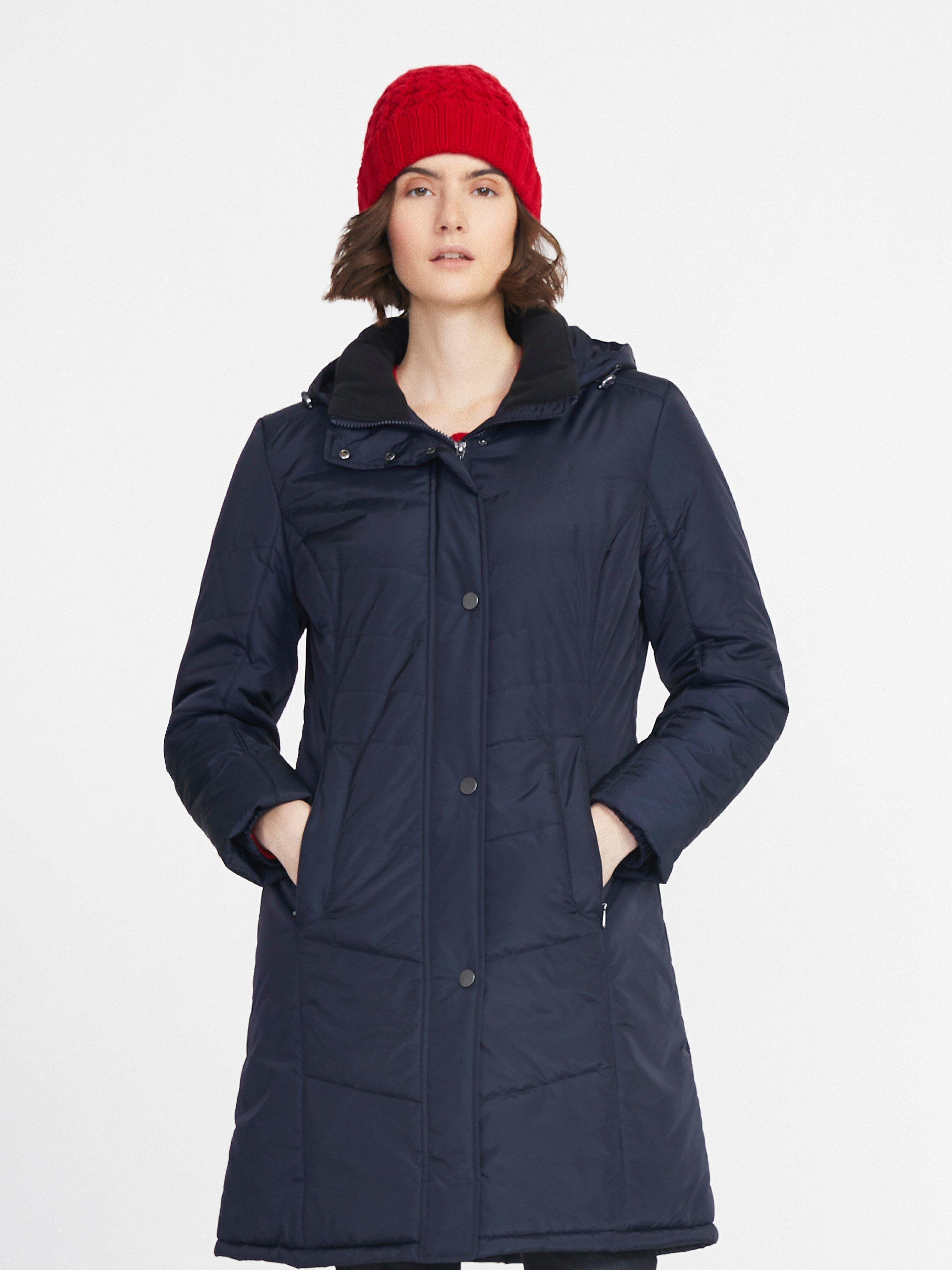 Peter Hahn Warmer Steppmantel Marine