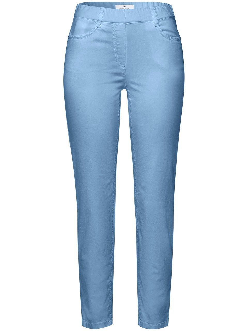 Enkellange broek Van Peter Hahn blauw