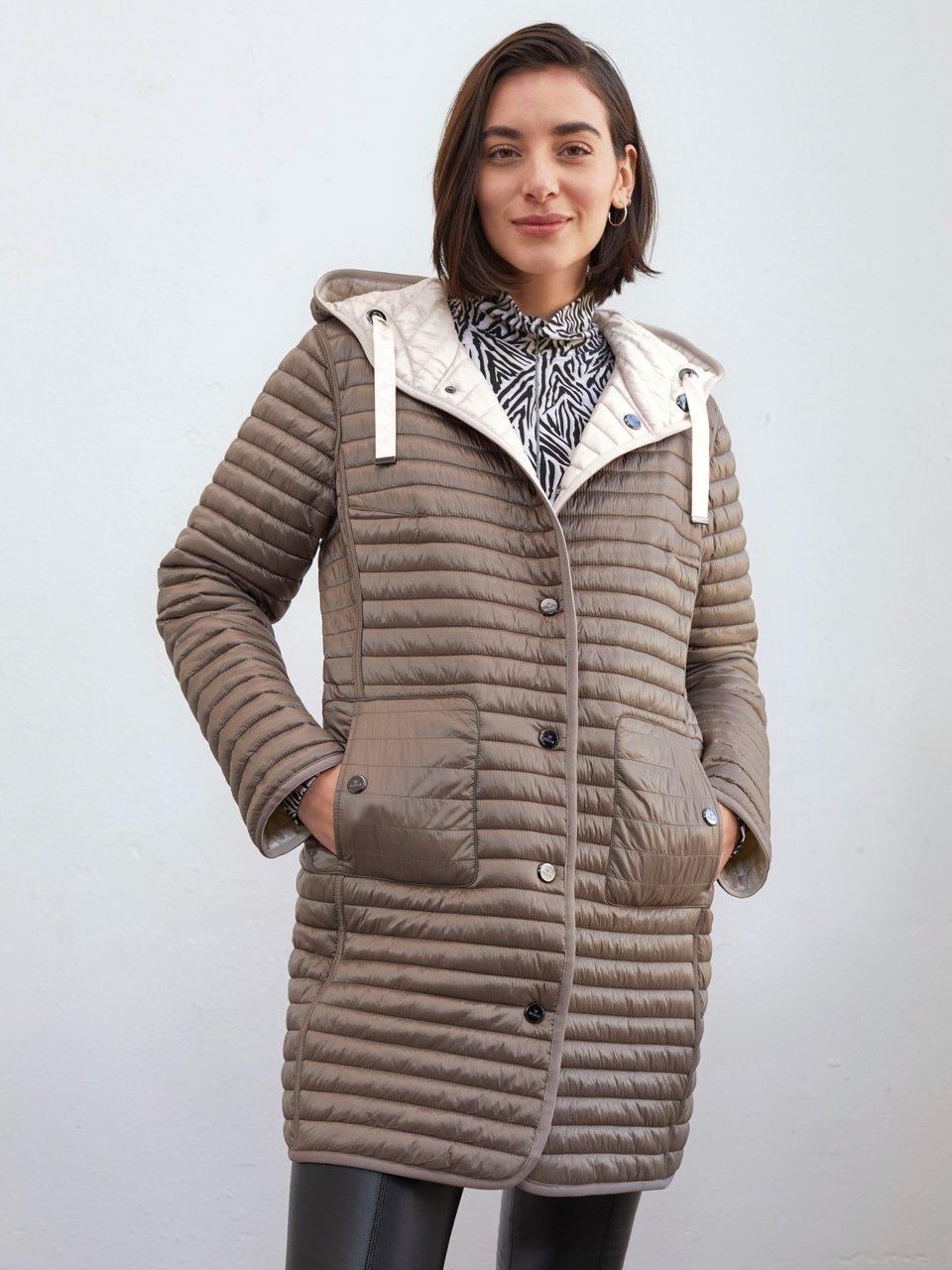 BASLER Wende-Steppjacke Stein/Taupe