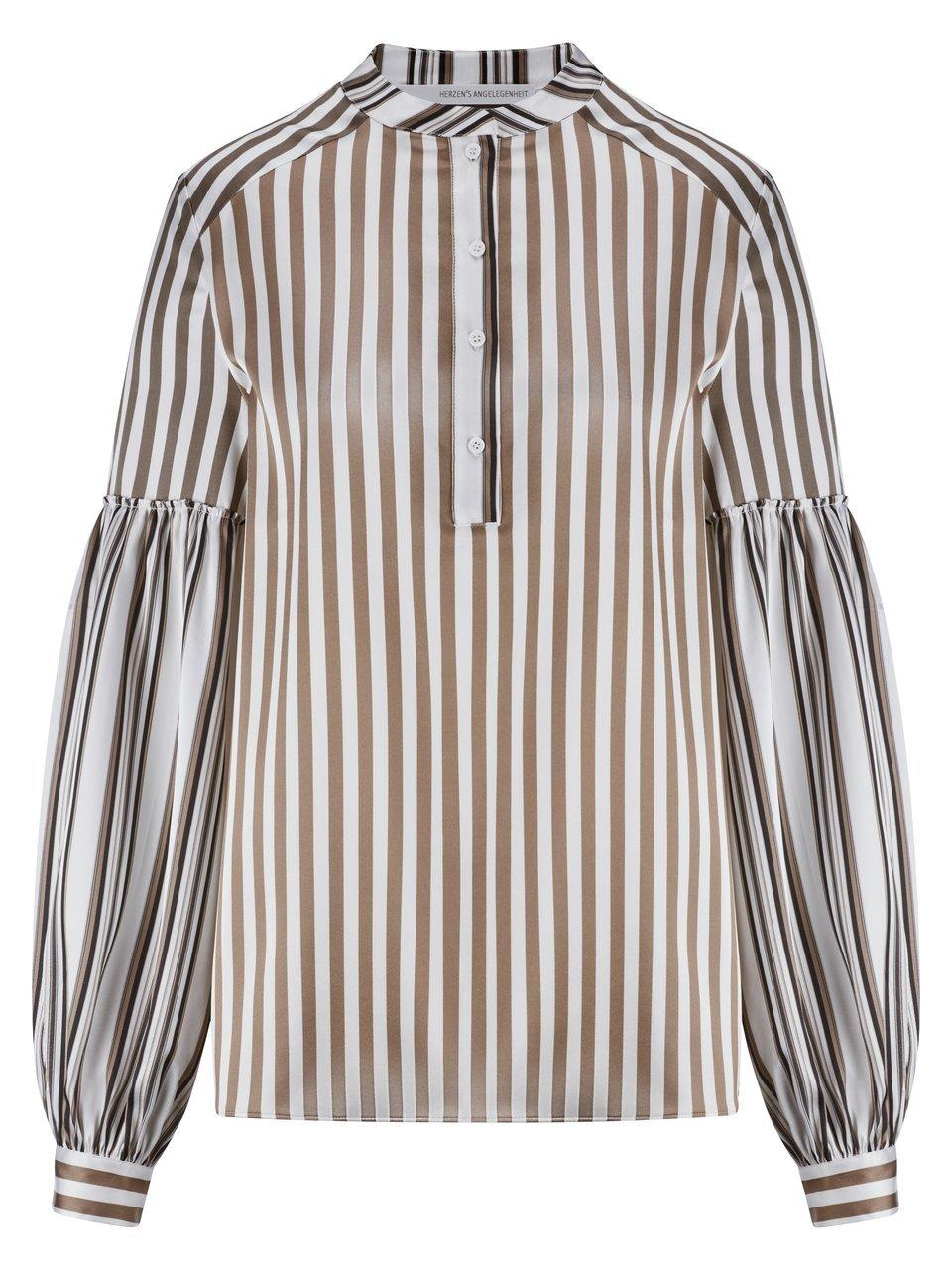 Long-Bluse zum Schlupfen HERZEN´S ANGELEGENHEIT weiss günstig online kaufen