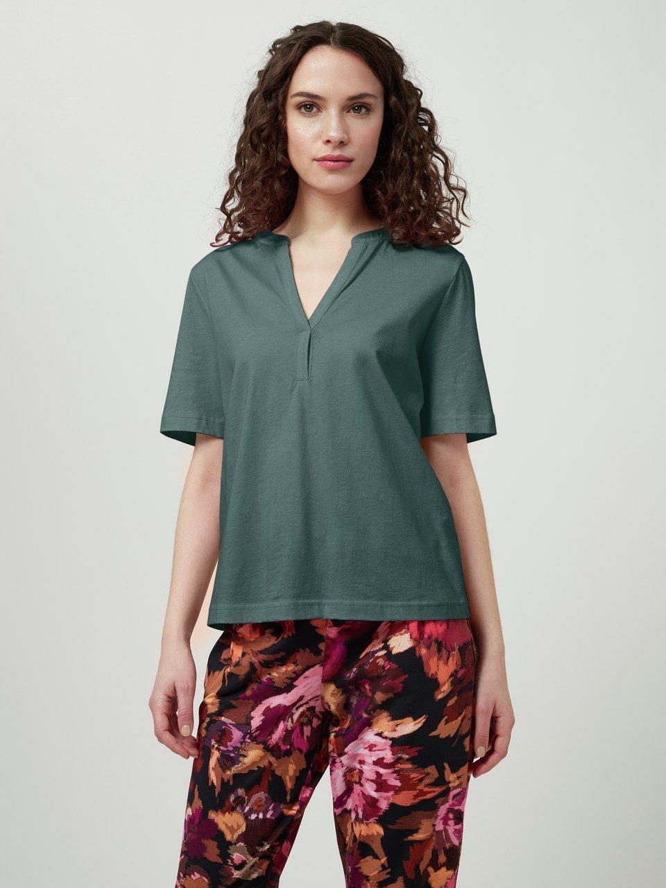 Green Cotton Shirt Sine