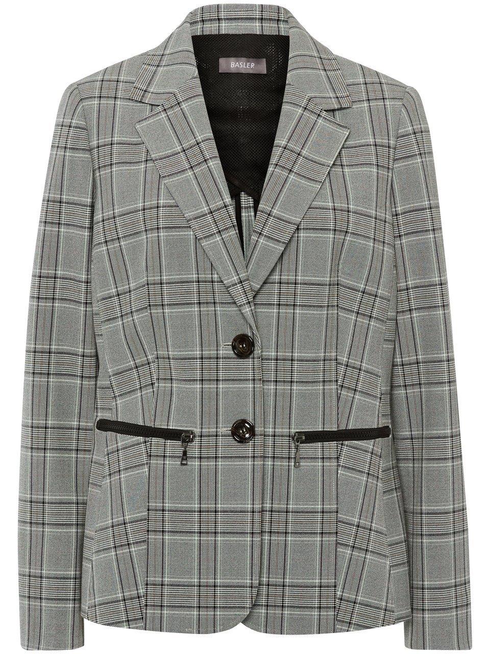 Karo-Blazer BASLER grau günstig online kaufen