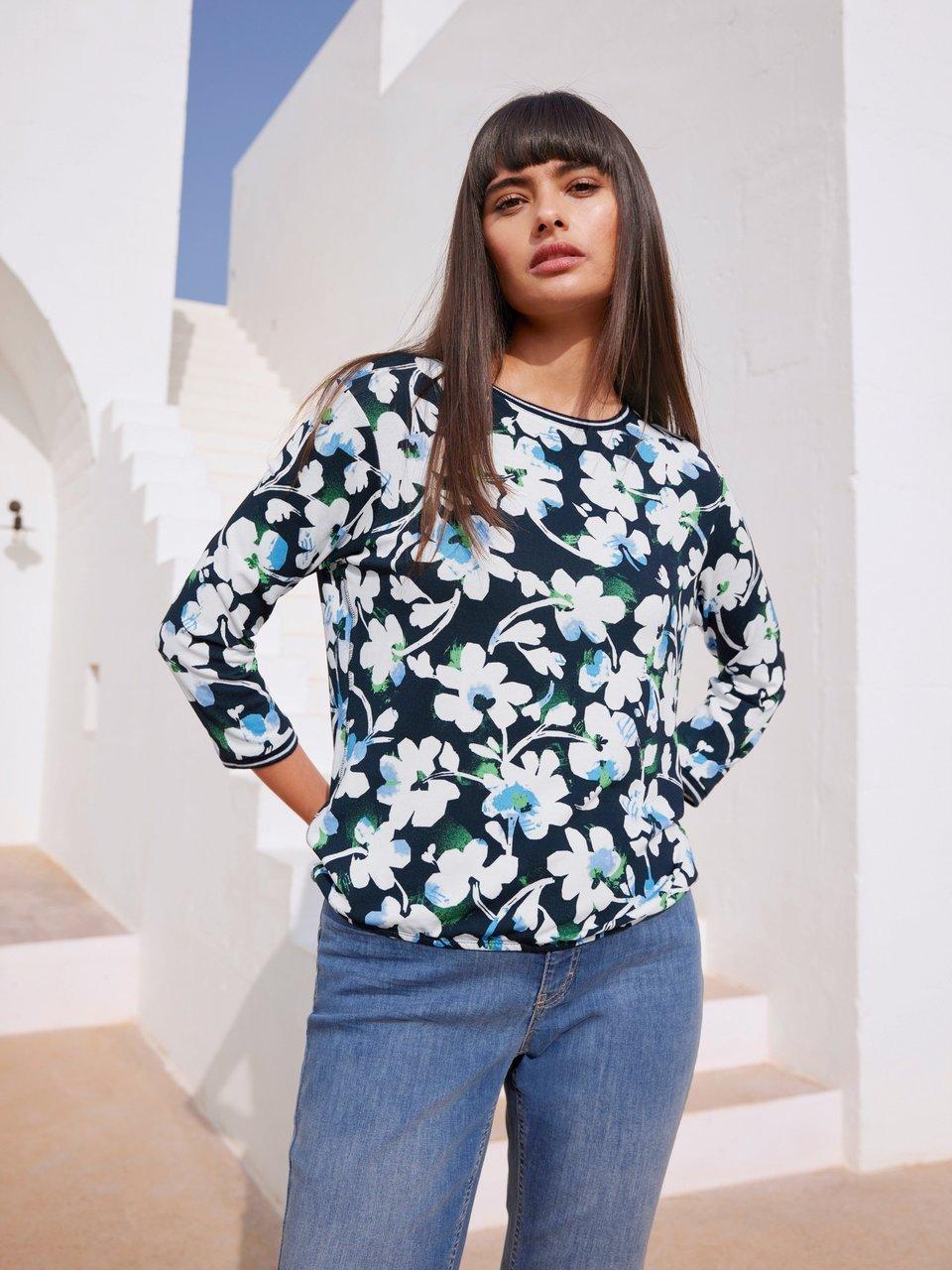 Rabe - Rundhals-Shirt mit 3/4-Arm