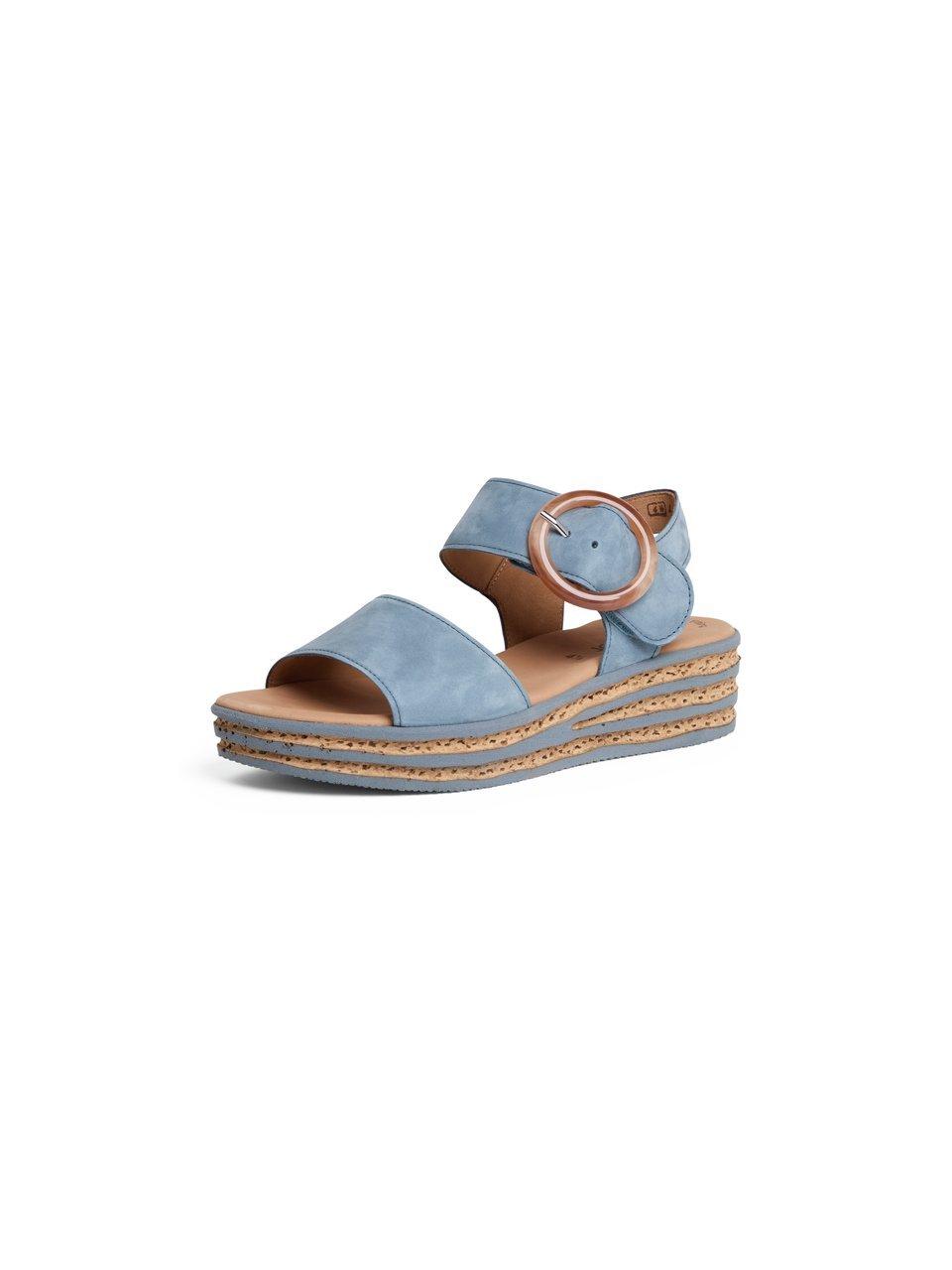 Gabor -Dames - blauw licht - sandalen - maat 38