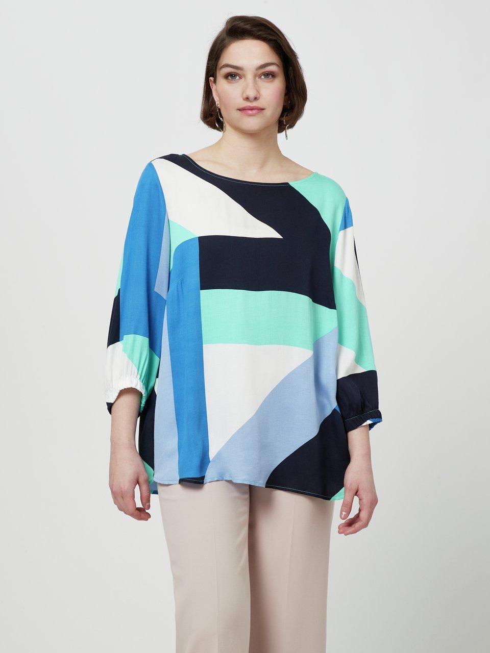 Via Appia Due - Bluse mit Rundhals-Ausschnitt