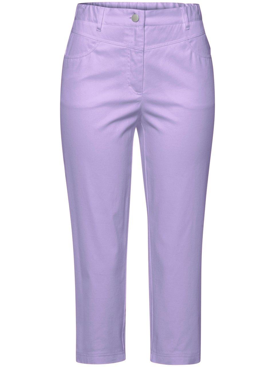 Comfort Fit Caprihose Peter Hahn lila günstig online kaufen